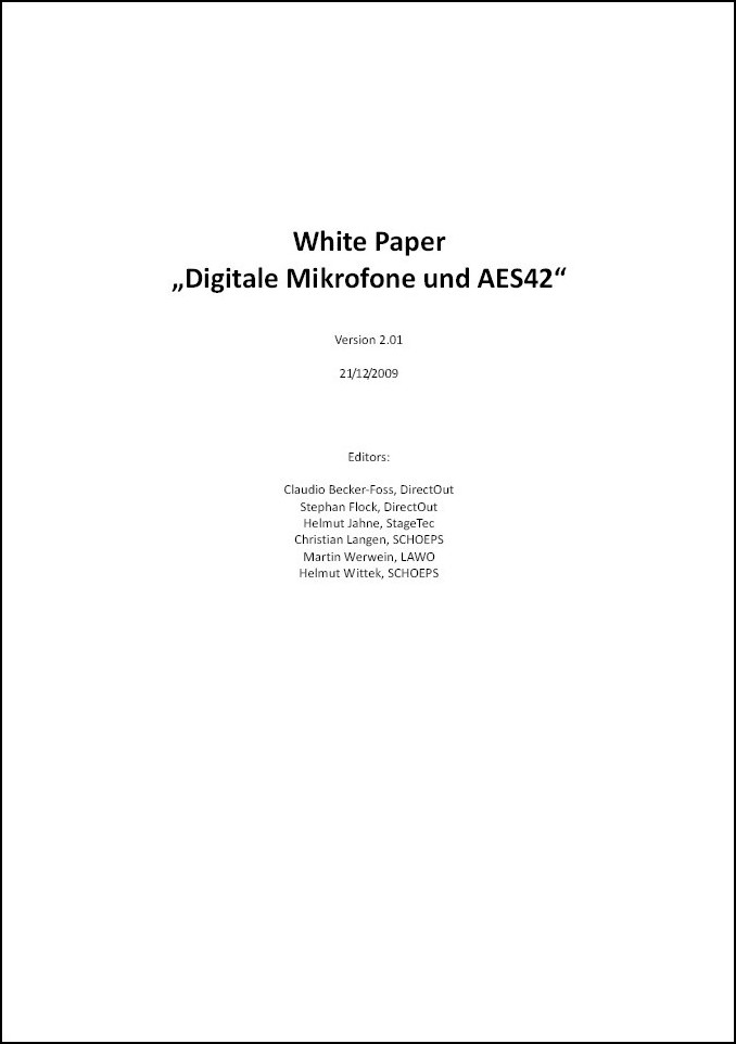 AES42 WhitePaper